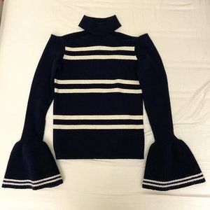 [New w/o tag] Self-Portrait Striped Cotton Sweater